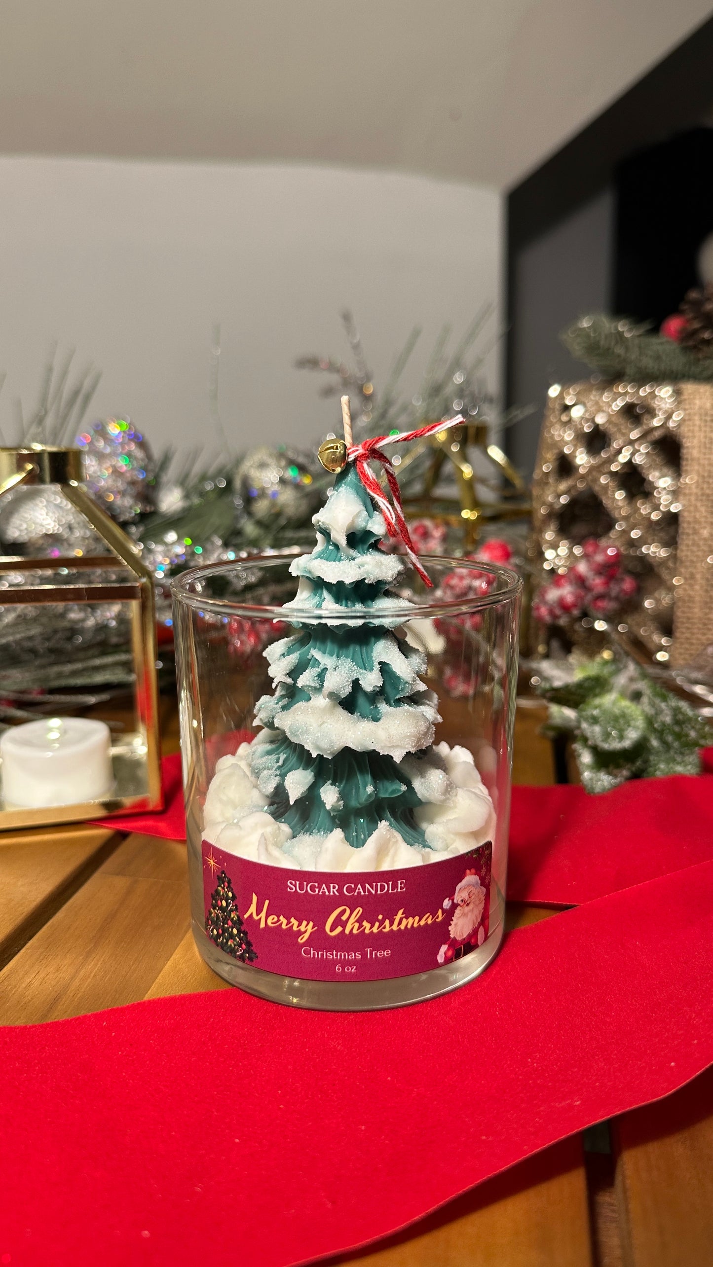 Christmas Tree Candle – festive holiday candle & Christmas gift for any occasion - Sugar Candle