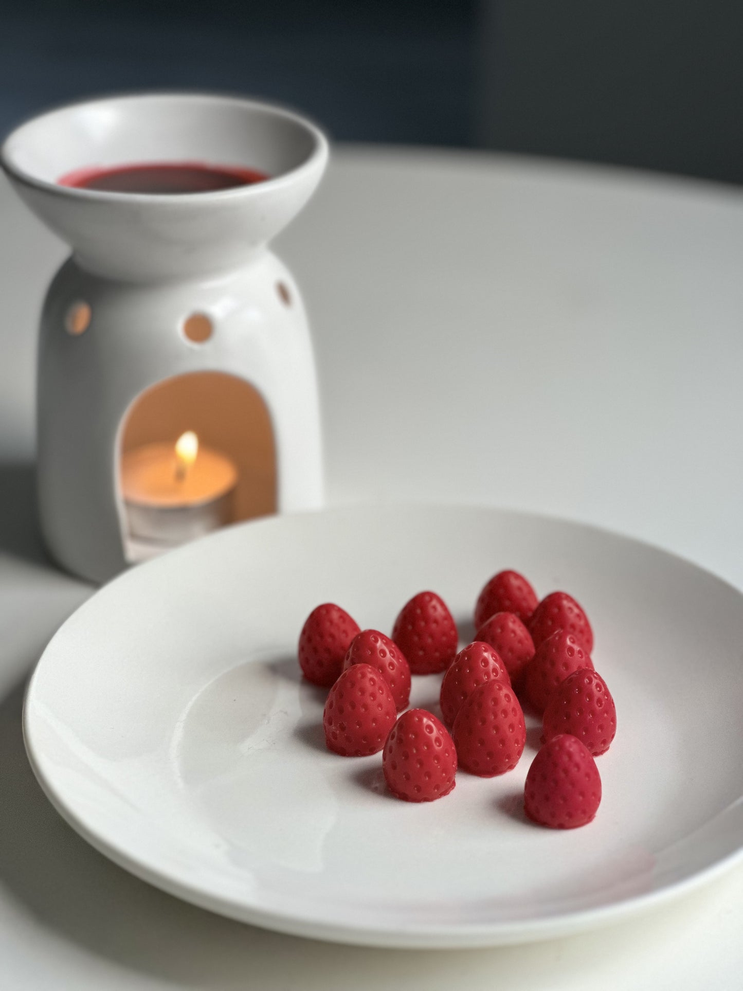 Strawberry Wax Melt – strawberry wax tart & dessert candle gift