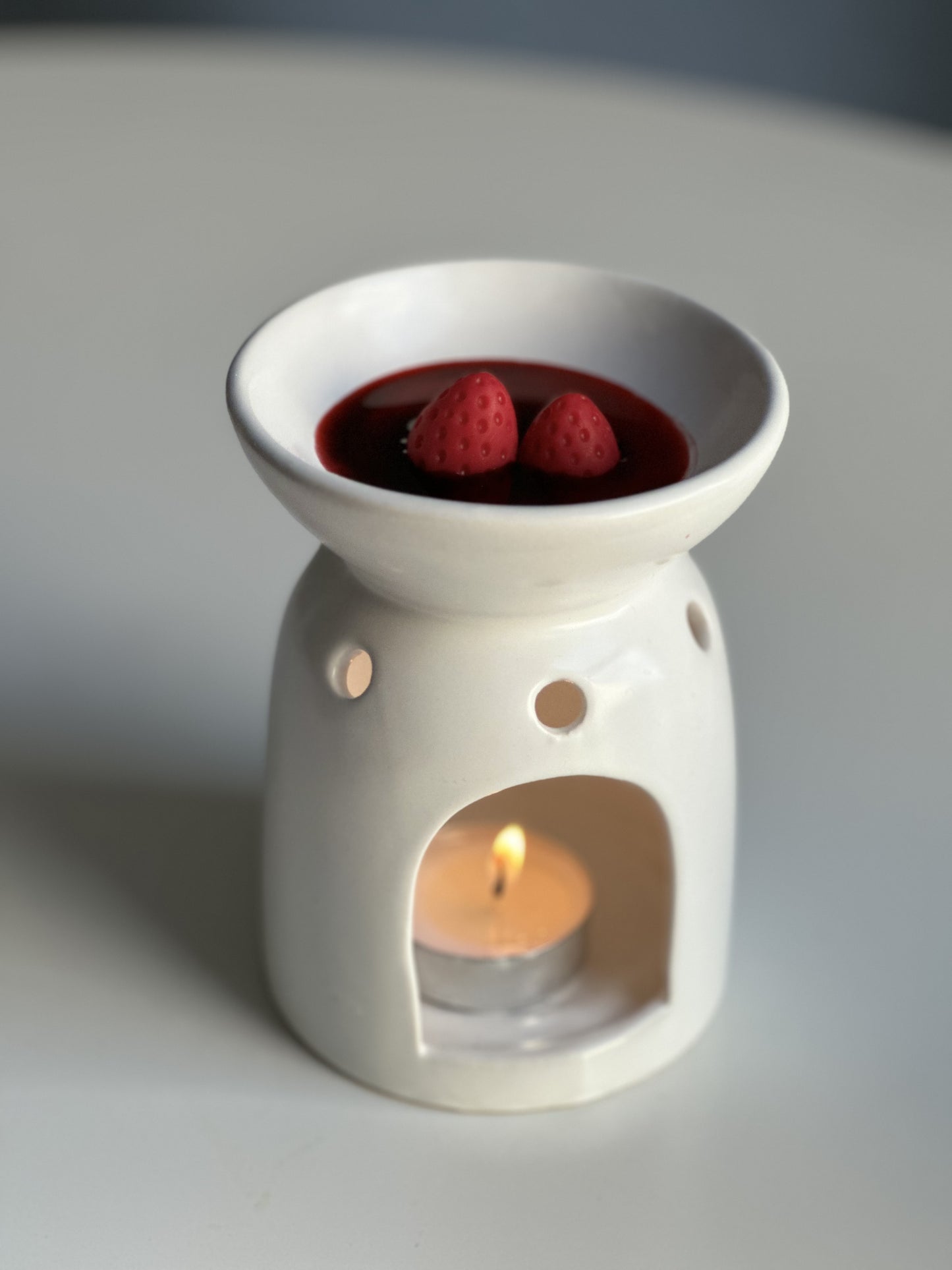 Strawberry Wax Melt – strawberry wax tart & dessert candle gift