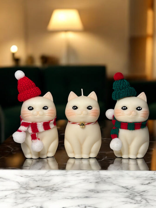 Cat Candle – decorative candle & holiday gift for cat lovers - Sugar Candle
