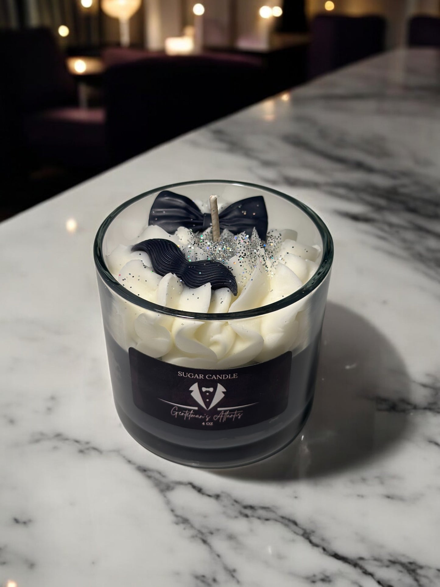 Gentlemen's Candle Atlantis Scented Soy Gift for Him & Her | Valentines Decor, Candle Favors, Birthday Wedding Gift, Valentine's Day Candle