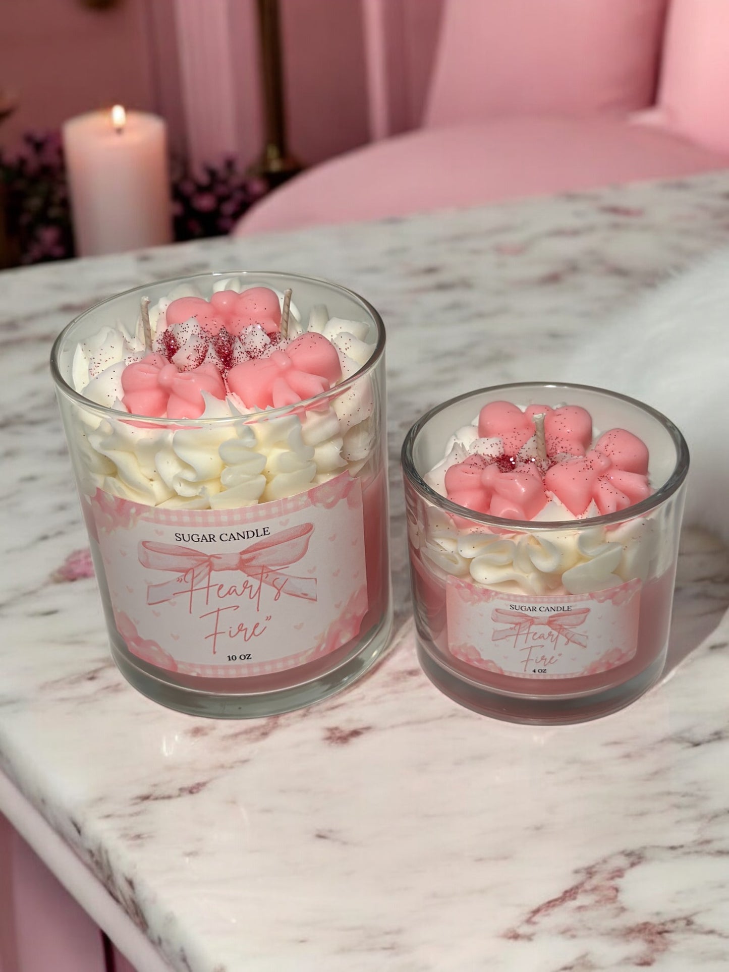 Valentine's Day Candle Gift for Him & Her Strawberry Shortcake Candle Valentine's Day Decor Baby Shower Candle Favors, Birthday Gifts