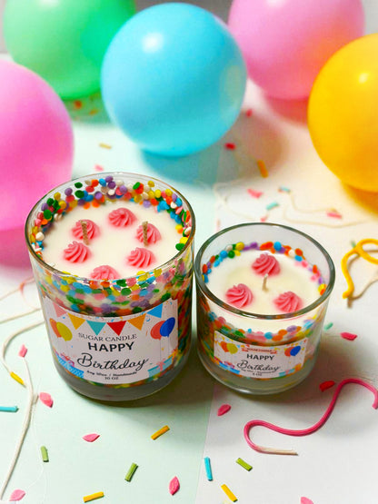 Happy Birthday – Sugar Plum Punch Birthday Candle & Gift - Sugar Candle