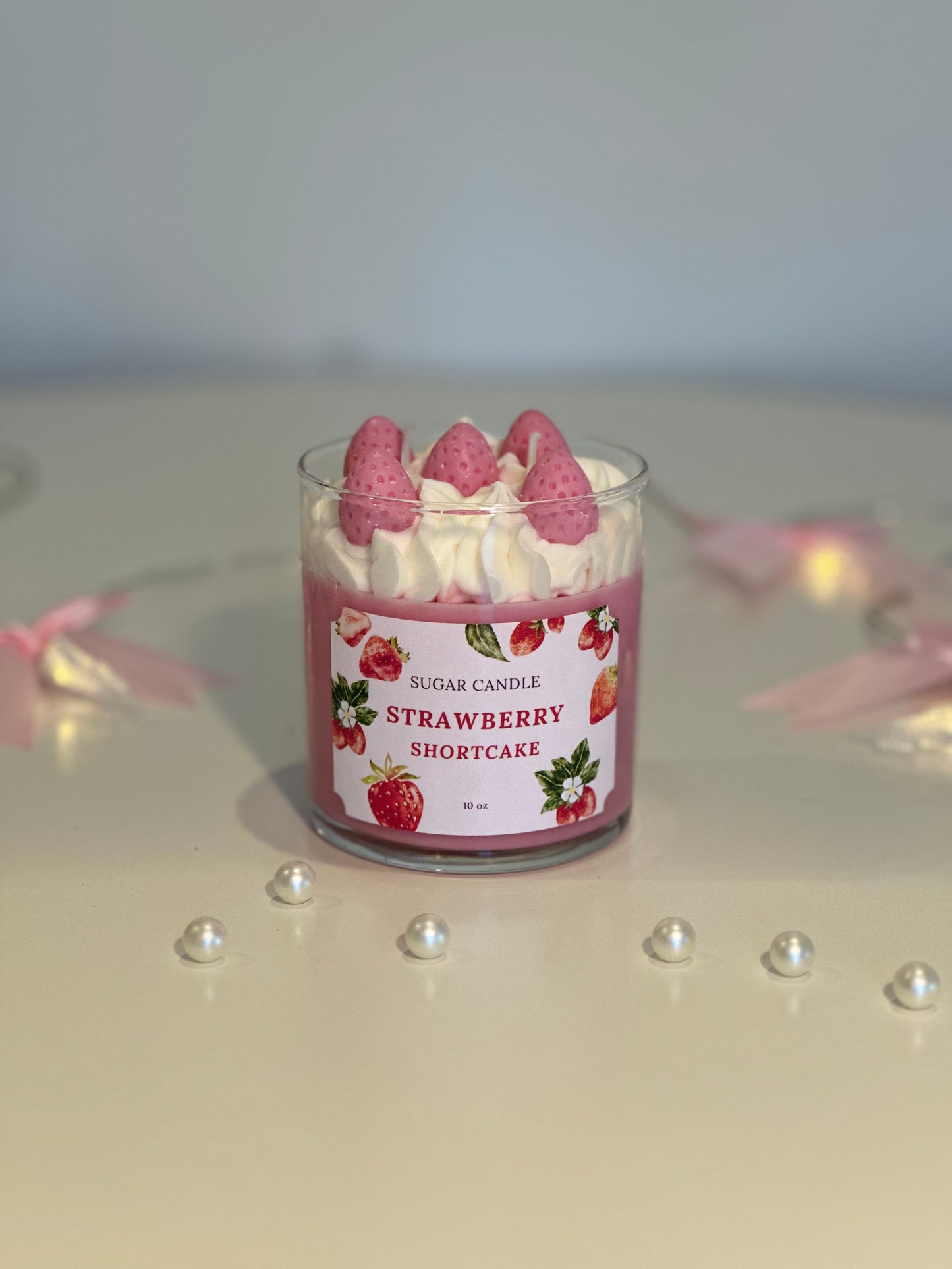 Strawberry Shortcake Candle