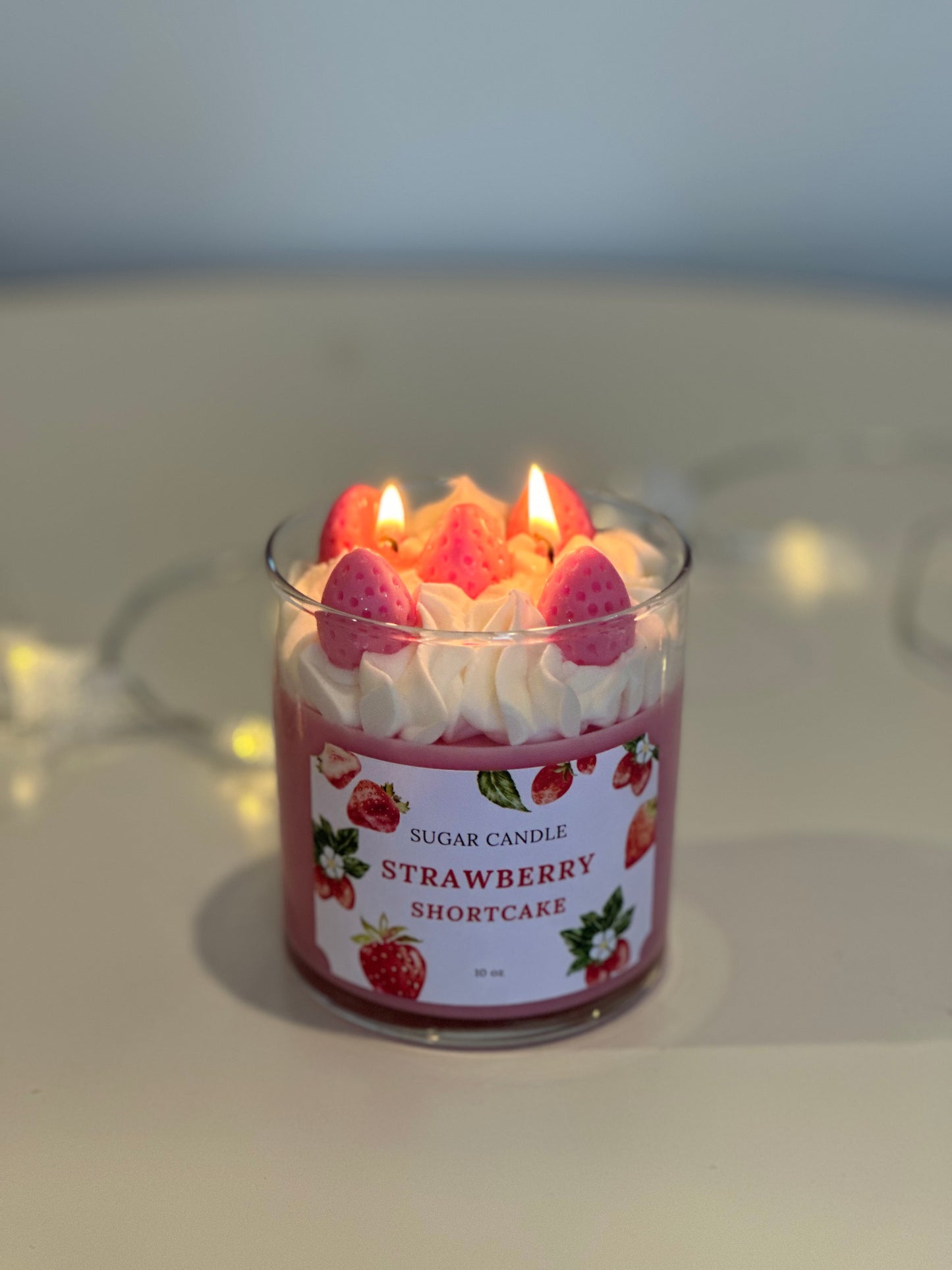 Strawberry Shortcake Candle