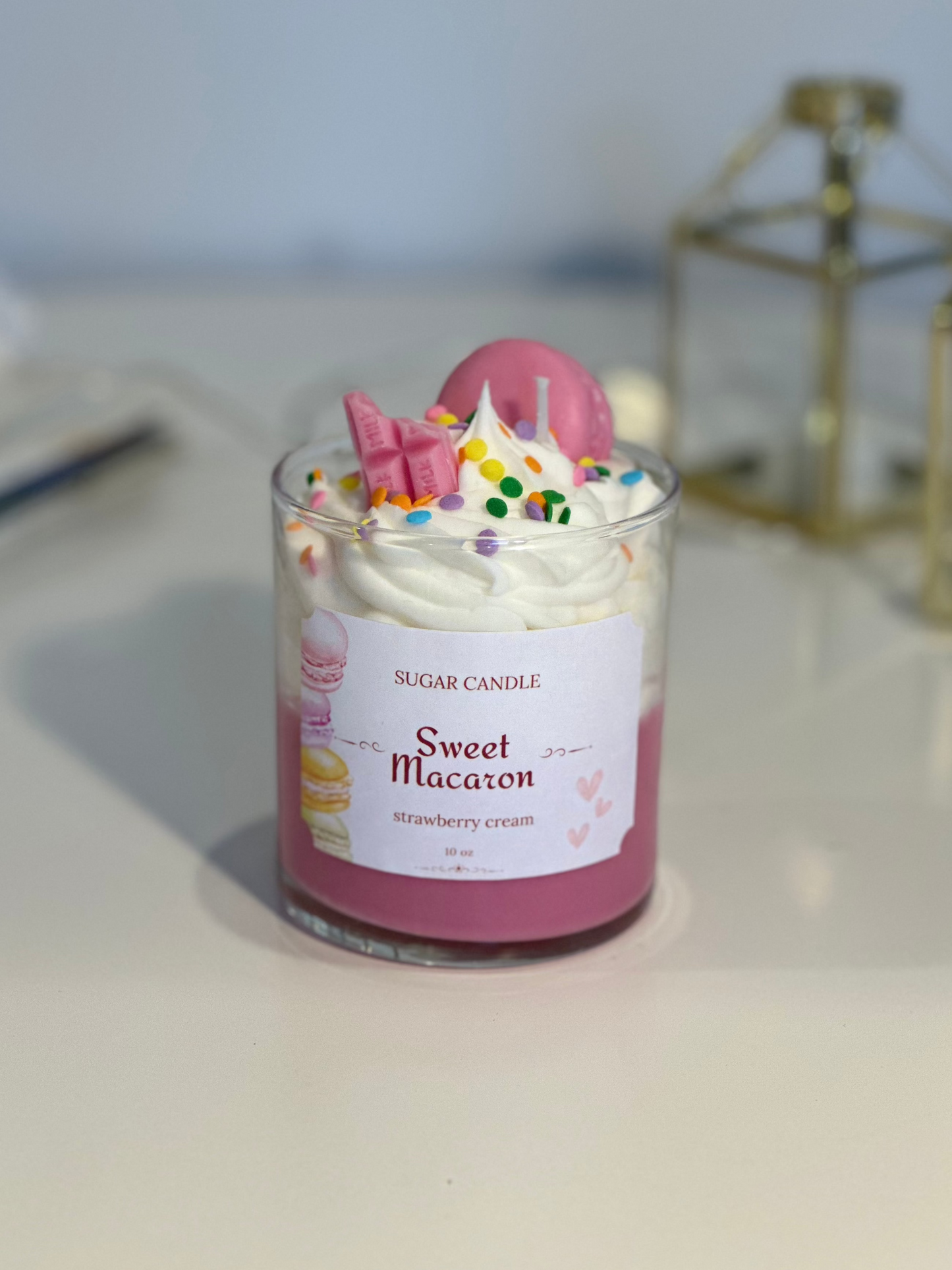 Sweet Macaron Candle