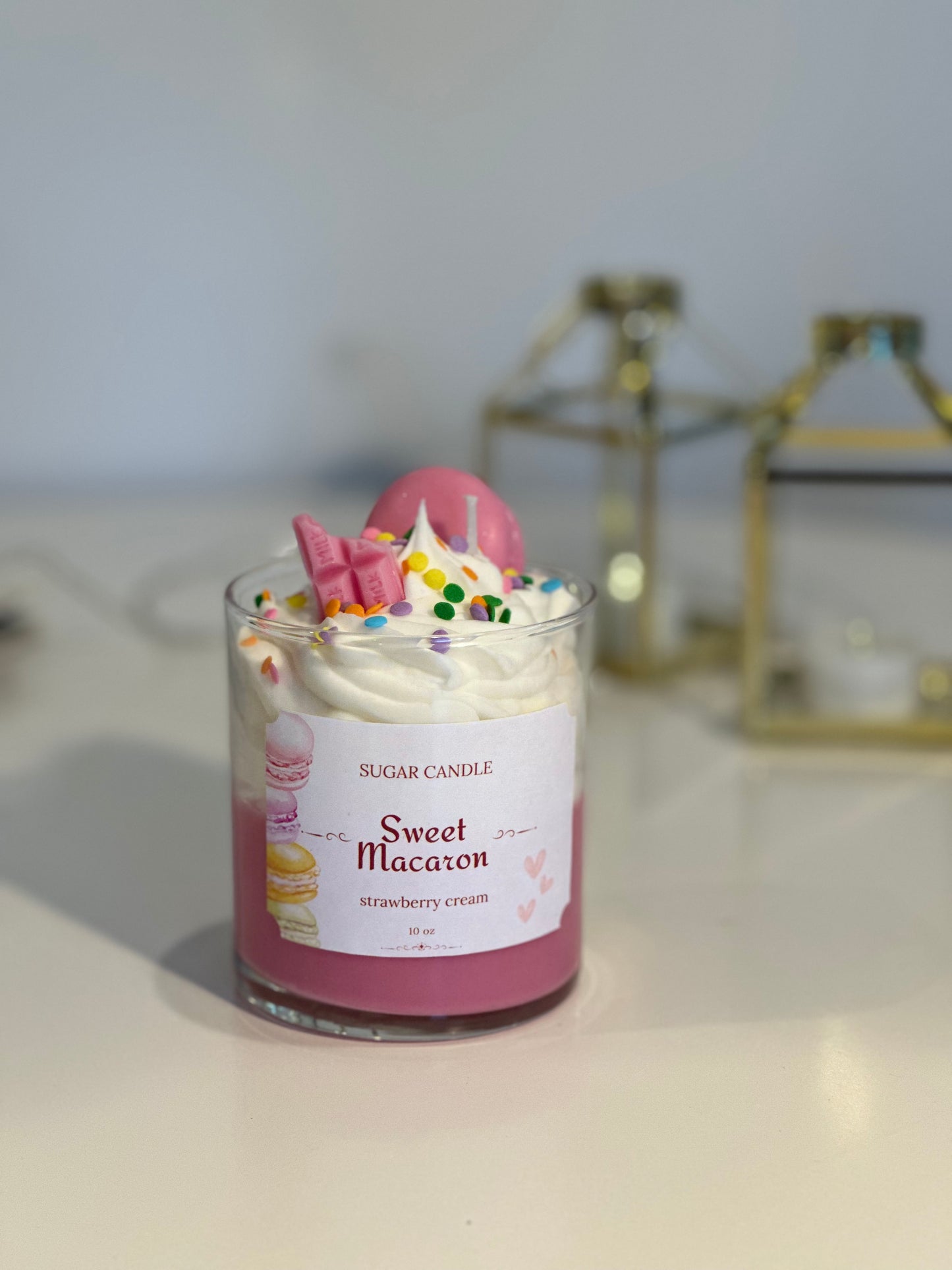 Sweet Macaron Candle