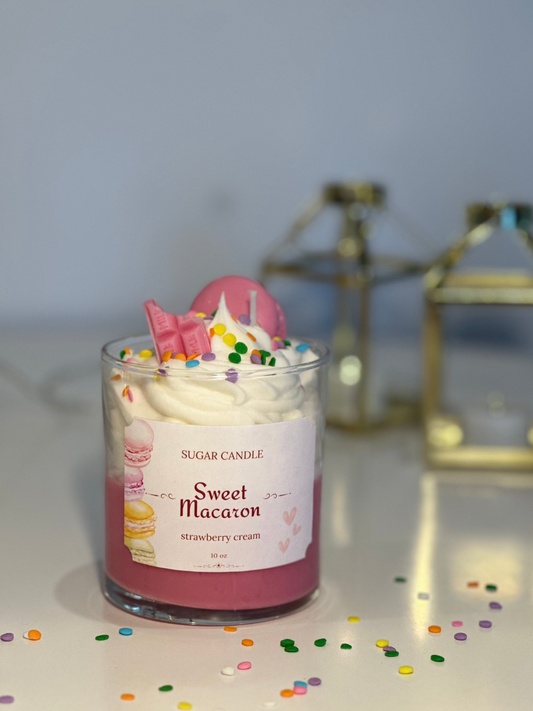 Sweet Macaron Candle