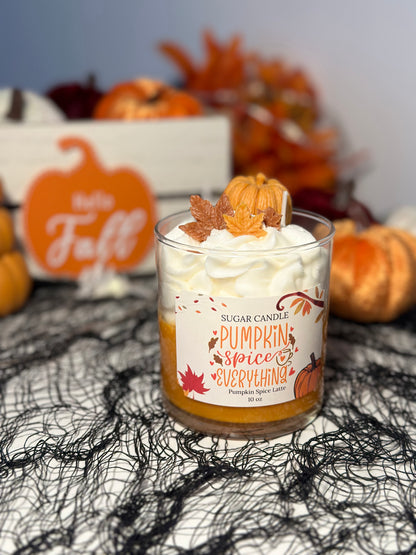 Pumpkin Spice Latte Candle – pumpkin scented fall candle & gift for any occasion - Sugar Candle