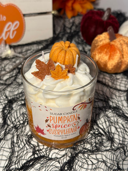 Pumpkin Spice Latte Candle – pumpkin scented fall candle & gift for any occasion - Sugar Candle