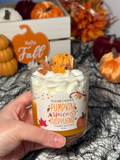 Pumpkin Spice Latte Candle – pumpkin scented fall candle & gift for any occasion - Sugar Candle