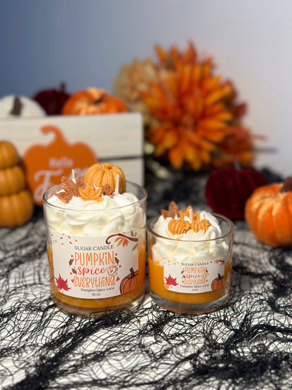 Pumpkin Spice Latte Candle – pumpkin scented fall candle & gift for any occasion - Sugar Candle
