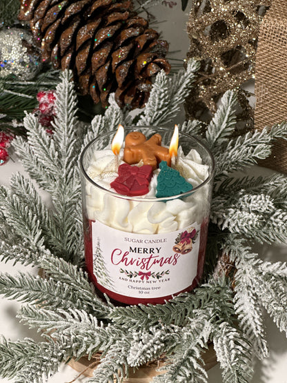Merry Christmas Candle – Fraser Fir Soy Candle
