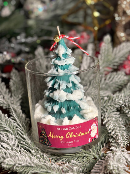 Christmas Tree Candle – festive holiday candle & Christmas gift for any occasion - Sugar Candle