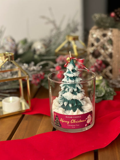 Christmas Tree Candle – festive holiday candle & Christmas gift for any occasion - Sugar Candle