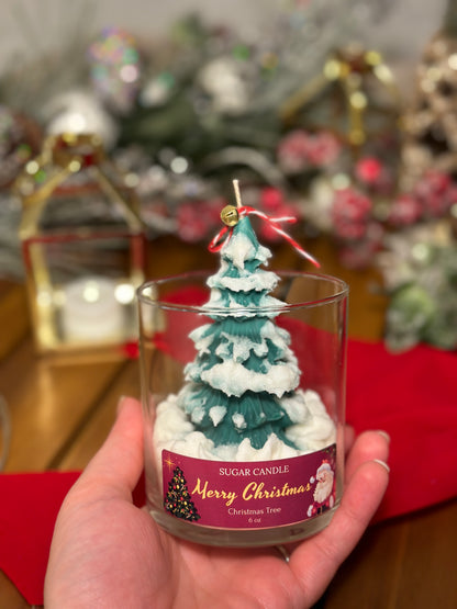 Christmas Tree Candle – festive holiday candle & Christmas gift for any occasion - Sugar Candle