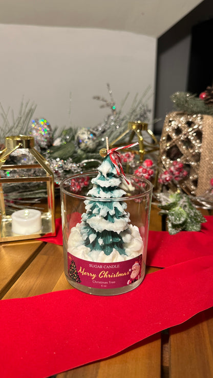 Christmas Tree Candle – festive holiday candle & Christmas gift for any occasion - Sugar Candle