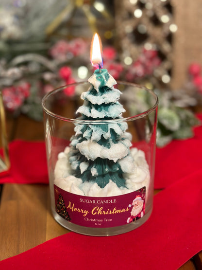 Christmas Tree Candle – festive holiday candle & Christmas gift for any occasion - Sugar Candle