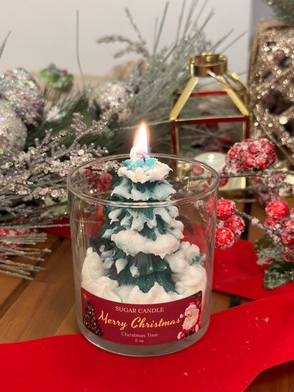 Christmas Tree Candle – festive holiday candle & Christmas gift for any occasion - Sugar Candle