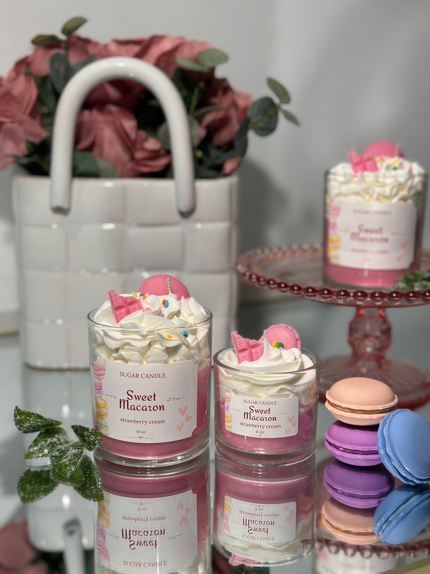 Sweet Macaron Candle