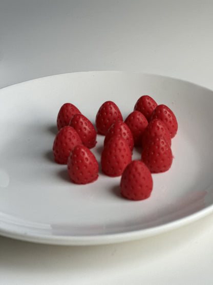 Strawberry Wax Melt – strawberry wax tart & dessert candle gift - Sugar Candle