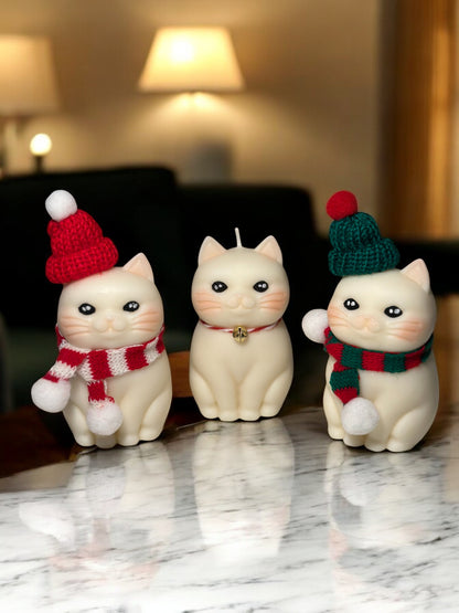 Cat Candle – decorative candle & holiday gift for cat lovers - Sugar Candle