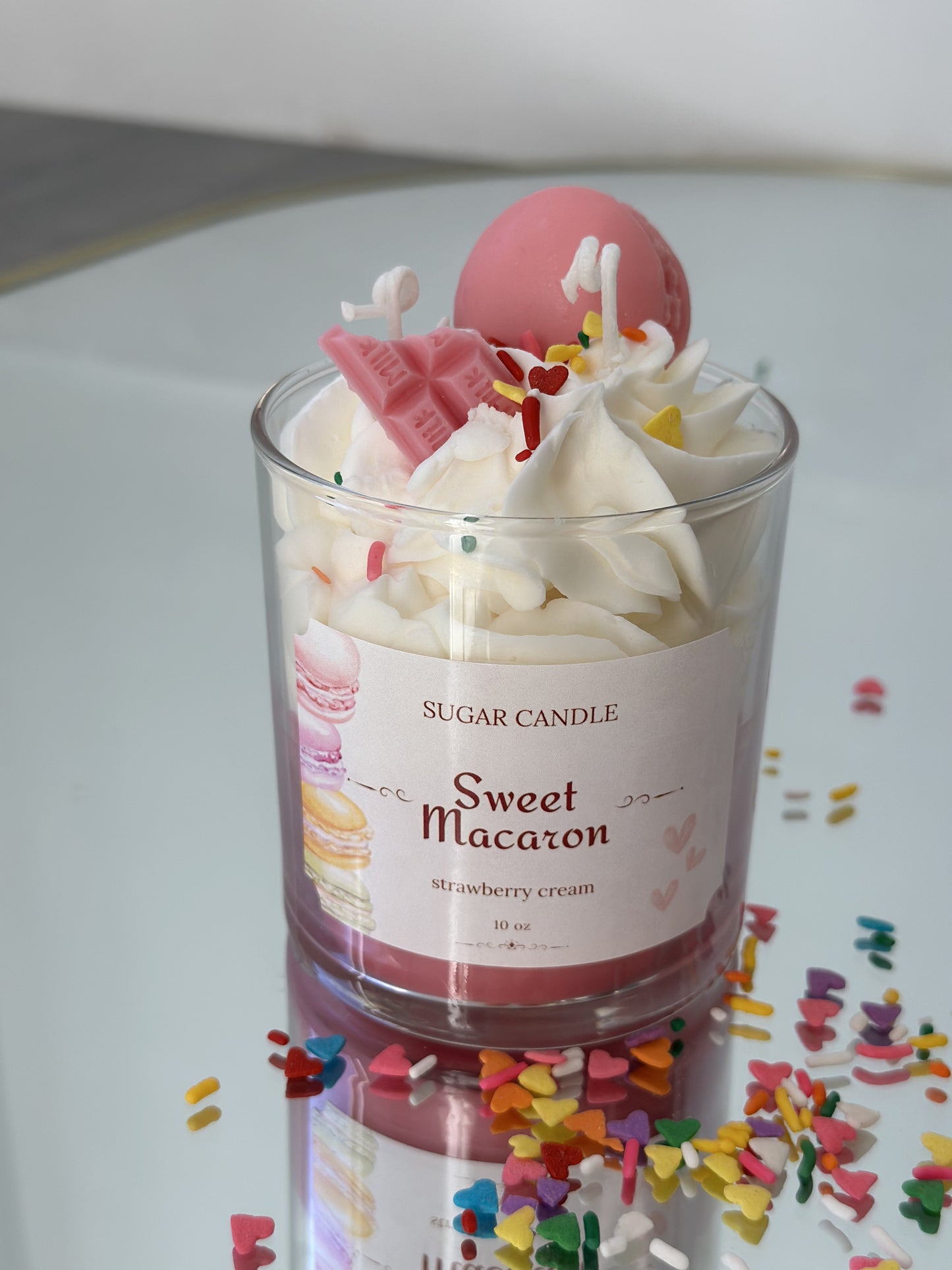 Sweet Macaron Candle