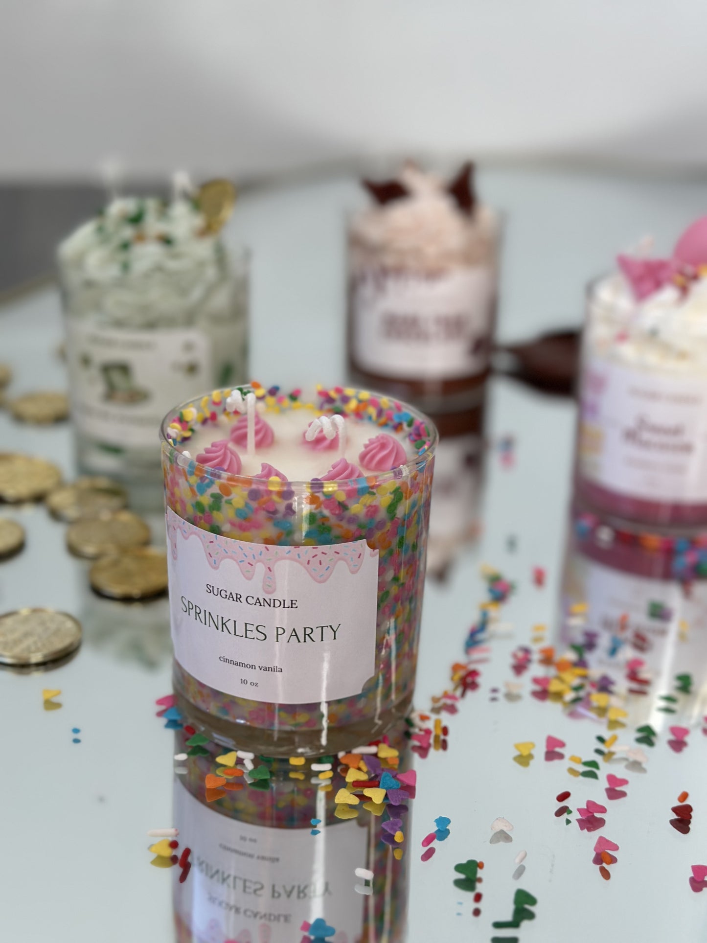 Sprinkles Party Candle