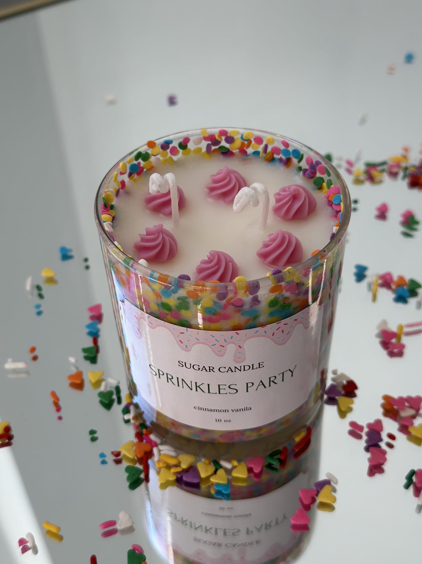 Sprinkles Party Candle