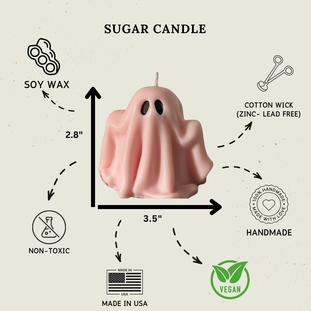 Halloween Ghost Candle – spooky halloween candle & gift for any occasion