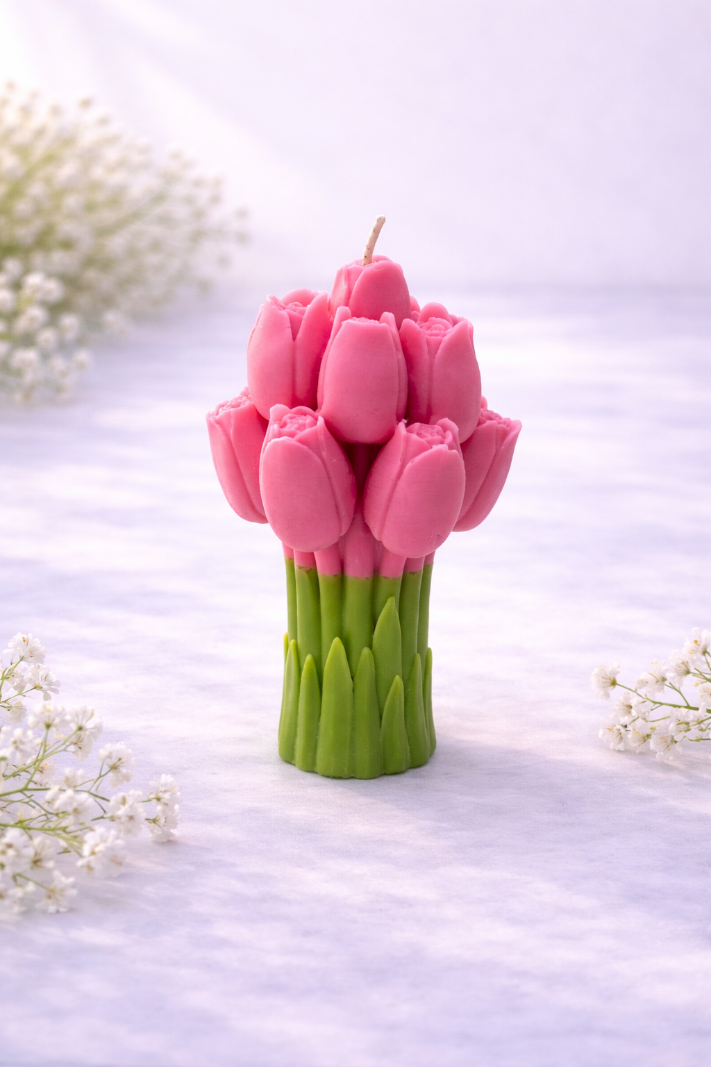 Tulip Candle – Handcrafted Floral Elegance